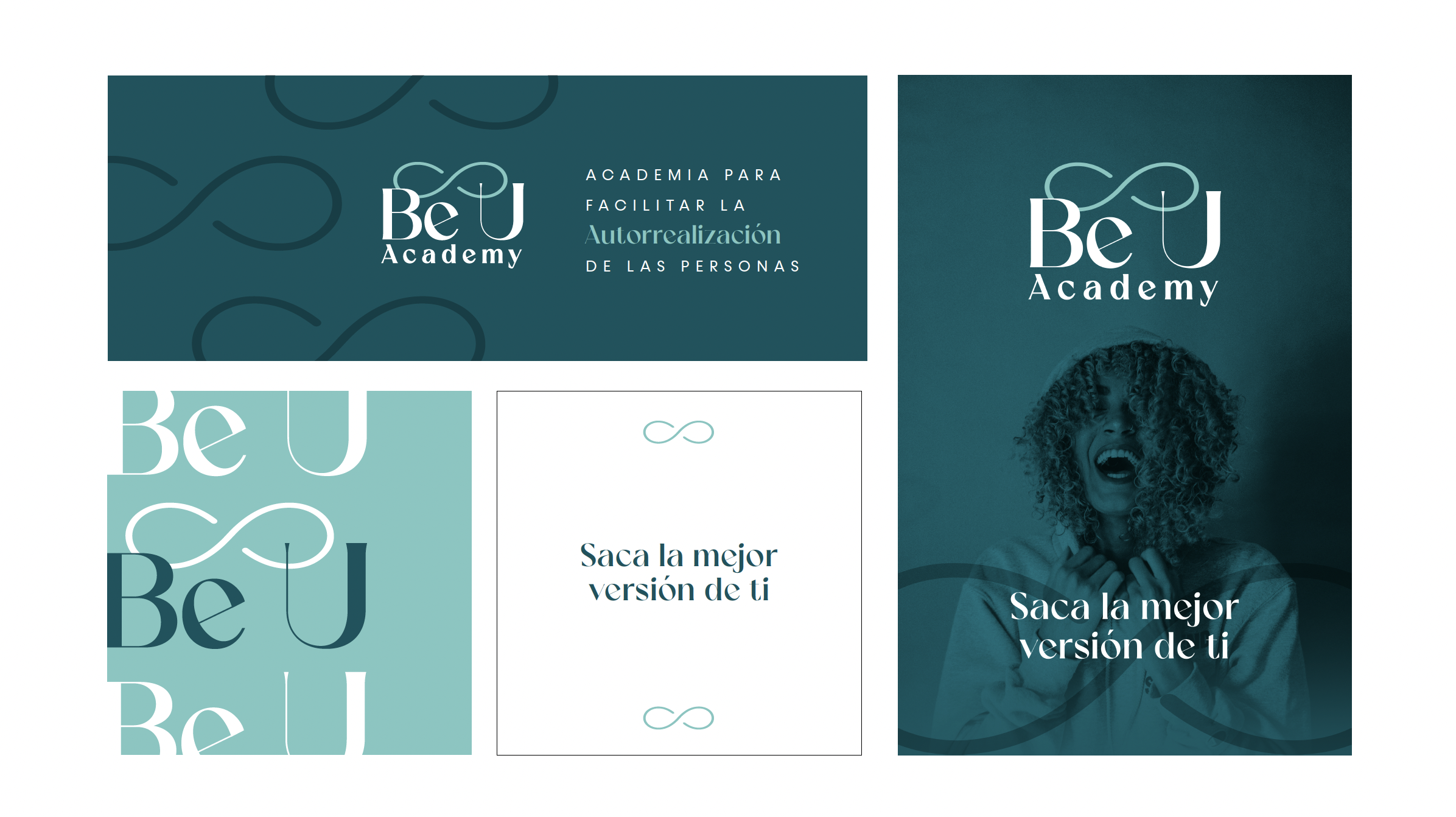 Be U Academy — print collateral